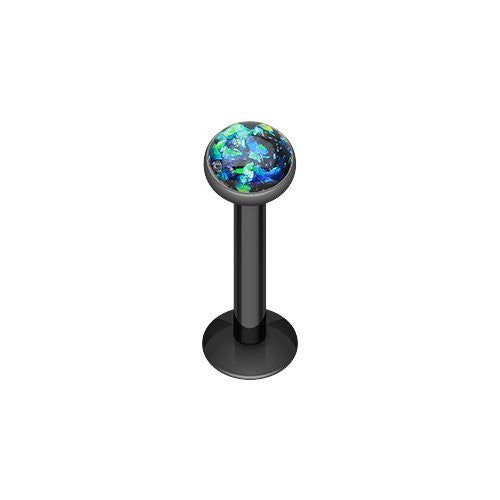 Colorline Opal Glitter Shower Dome 316L Surgical Steel Labret Monroes-WildKlass Jewelry