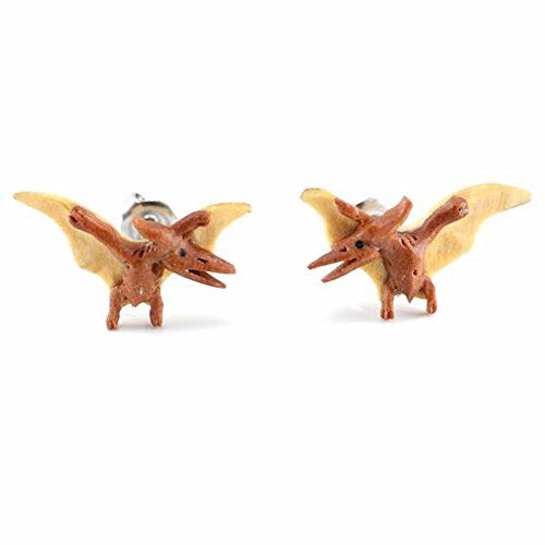 Pterodactyl WildKlass Makerpin Earring Studs-WildKlass Jewelry