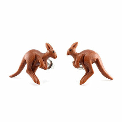 Kangaroo WildKlass Makerpin Earring Studs-WildKlass Jewelry