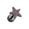 Blackline Star Embossed Steel Fake WildKlass Plug-WildKlass Jewelry