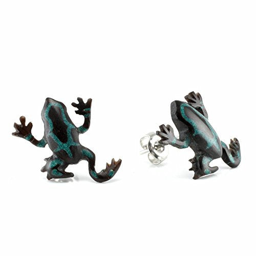 Poison Dart Frog WildKlass Makerpin Earring Studs-WildKlass Jewelry