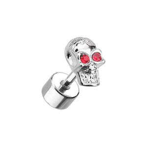 Luster Skull Steel Fake WildKlass Plug-WildKlass Jewelry