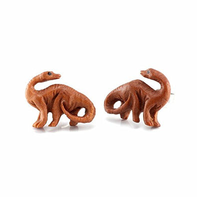 Brontosaurus WildKlass Makerpin Earring Studs-WildKlass Jewelry