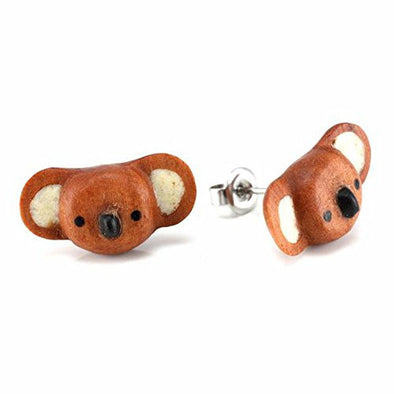 Koala Moji WildKlass Makerpin Earring Studs-WildKlass Jewelry