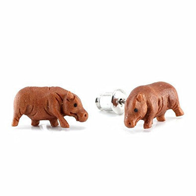 Hippo WildKlass Makerpin Earring Studs-WildKlass Jewelry