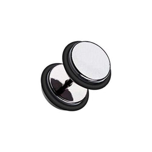 Iridescent Metallic Coat Acrylic WildKlass Fake Plug with O-Rings-WildKlass Jewelry