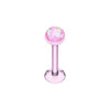 Colorline Opal Glitter Shower Dome 316L Surgical Steel Labret Monroes-WildKlass Jewelry