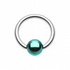 Colorline PVD Ball Ends Steel Captive Bead Ring-WildKlass Jewelry