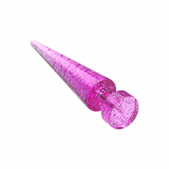 Glitter Shimmer UV Acrylic Fake Taper-WildKlass Jewelry