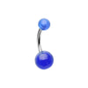 Basic Acrylic Ball Belly Button Ring-WildKlass Jewelry