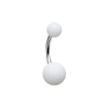 Basic Acrylic Ball Belly Button Ring-WildKlass Jewelry