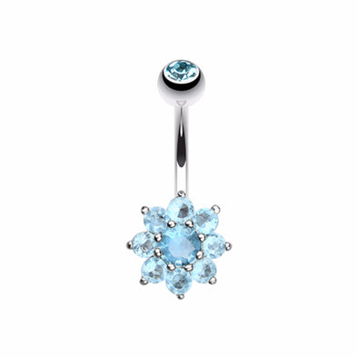 Spring Flower Belly Button Ring-WildKlass Jewelry