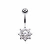 Spring Flower Belly Button Ring-WildKlass Jewelry