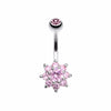 Spring Flower Belly Button Ring-WildKlass Jewelry