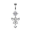 Alluring Butterfly Belly Button Ring-WildKlass Jewelry