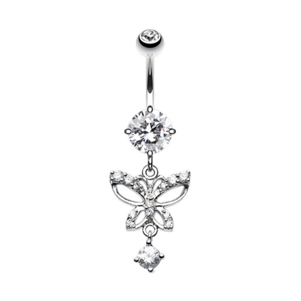 Alluring Butterfly Belly Button Ring-WildKlass Jewelry