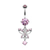 Alluring Butterfly Belly Button Ring-WildKlass Jewelry