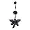 Dragonfly Glam Belly Button Ring-WildKlass Jewelry