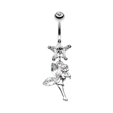 Star Fairy Belly Button Ring-WildKlass Jewelry