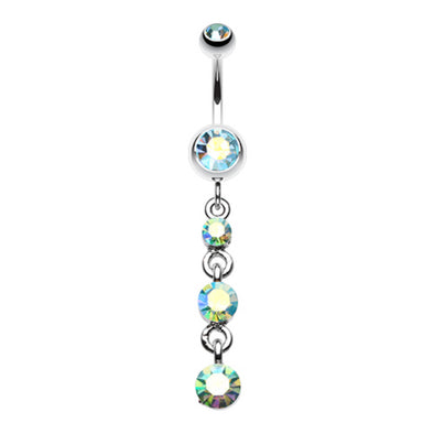 Gems Galore Belly Button Ring-WildKlass Jewelry