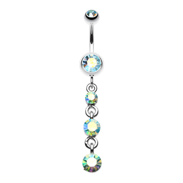 Gems Galore Belly Button Ring-WildKlass Jewelry