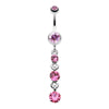 Gems Galore Belly Button Ring-WildKlass Jewelry