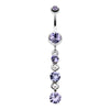 Gems Galore Belly Button Ring-WildKlass Jewelry