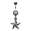 Classic Nautical Star Belly Button Ring-WildKlass Jewelry