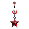 Classic Nautical Star Belly Button Ring-WildKlass Jewelry