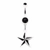 Classic Nautical Star Belly Button Ring-WildKlass Jewelry