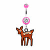 Adorable Fawn Belly Button Ring-WildKlass Jewelry