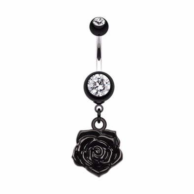 Immortal Rose Belly Button Ring-WildKlass Jewelry