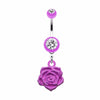 Immortal Rose Belly Button Ring-WildKlass Jewelry