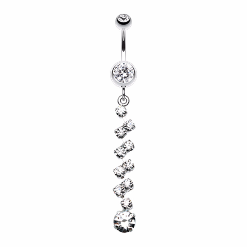 Journey Tier Sparkle Belly Button Ring – WildKlass Jewelry