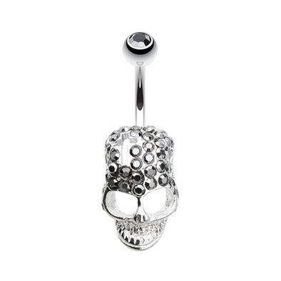 Hardcore Skull Belly Button Ring-WildKlass Jewelry