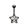 Beaming Star Belly Button Ring-WildKlass Jewelry