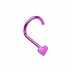 Colorline Heart Nose Screw Ring-WildKlass Jewelry