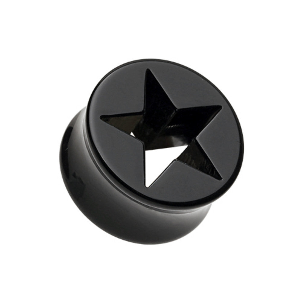 Hollow Star Double Flared Ear Gauge Plug – WildKlass Jewelry