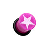 Star Acrylic Single Flared Ear Gauge Plug-WildKlass Jewelry