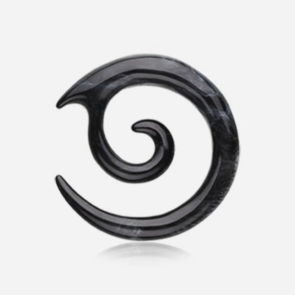 Twirl Fang Spiral Acrylic Ear Gauge Spiral Hanging Taper-WildKlass Jewelry