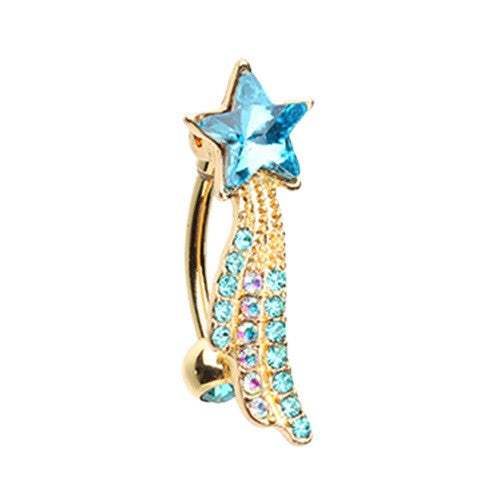 Wishing upon a Star Belly Button Ring-WildKlass Jewelry